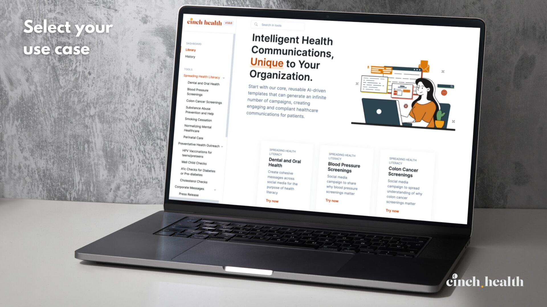 Cinch Health — Generative AI for healthcare communications.